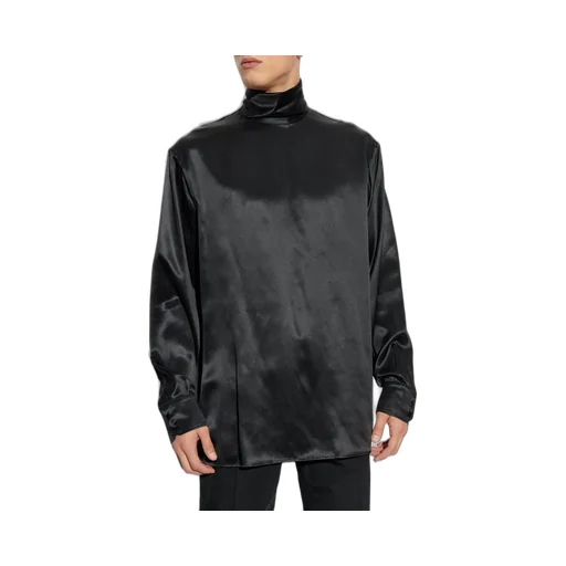 Dolce & Gabbana Satin Turtleneck Shirt