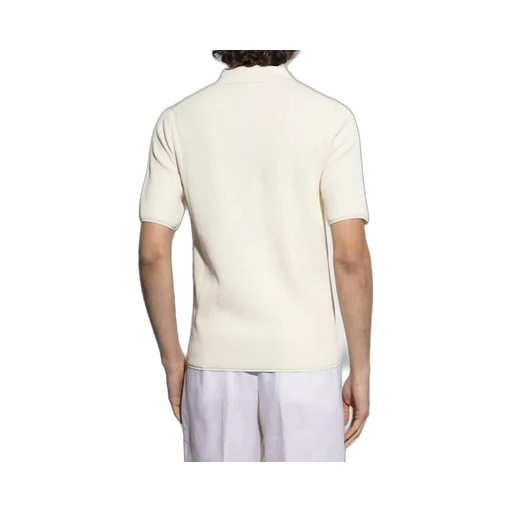 Dolce & Gabbana Short-Sleeved Knitted Polo Shirt