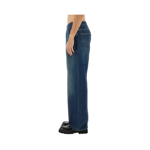 Dolce & Gabbana Logo Embroidered Jeans