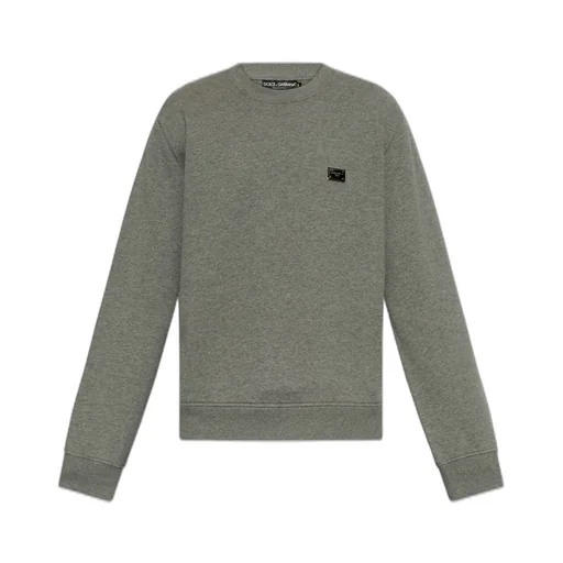 Dolce & Gabbana Logo Plaque Sweatshirt