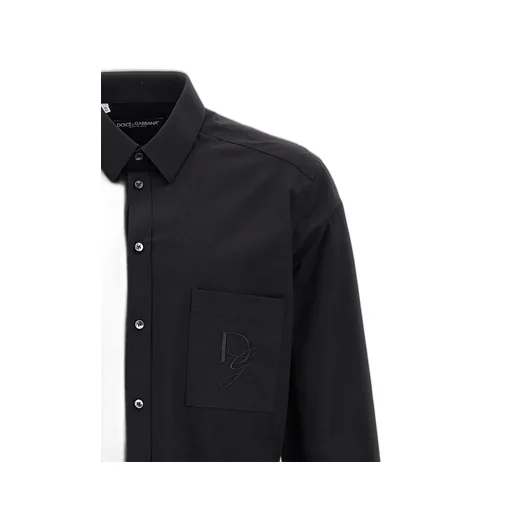 Dolce & Gabbana Dg Embroidered Long-Sleeved Shirt