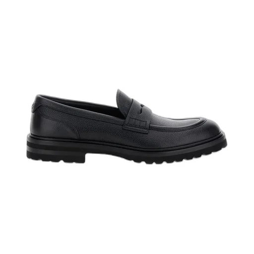 Dolce & Gabbana Almond Toe Penny Loafers
