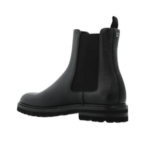 Dolce & Gabbana Round Toe Ankle Boots