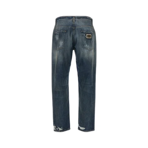 Dolce & Gabbana Distressed Stonewashed Jeans