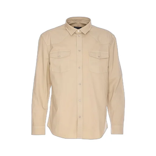 Dondup Regular Fit Snap Button Shirt
