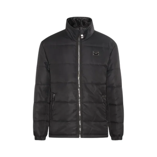 Dolce & Gabbana High Neck Zipped Padded Jacket