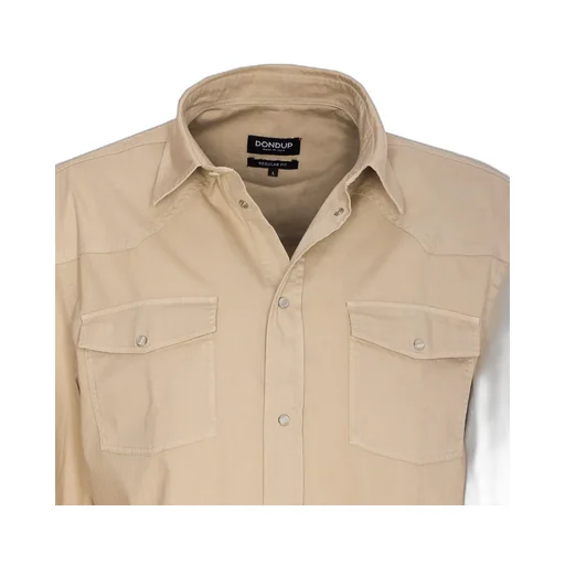 Dondup Regular Fit Snap Button Shirt