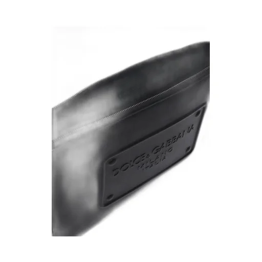 Dolce & Gabbana Milano Logo Embossed Large Pouch
