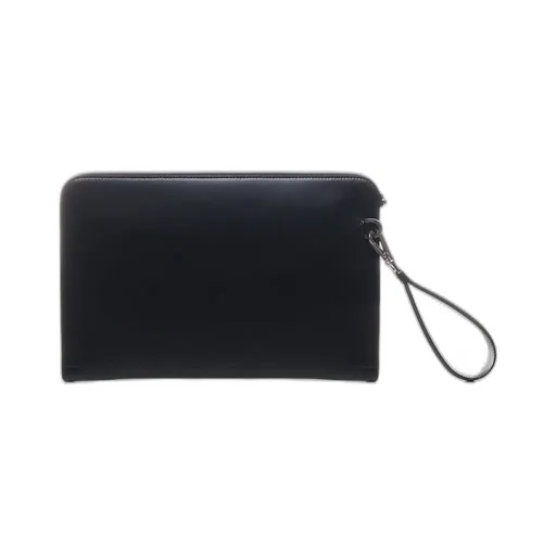 Dolce & Gabbana Milano Logo Embossed Large Pouch