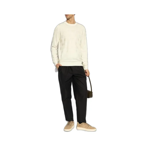 Dolce & Gabbana Monogram Jacquard Crewneck Knitted Jumper