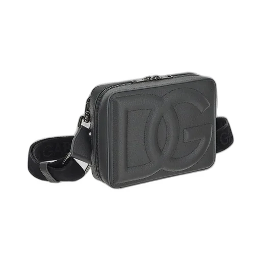 Dolce & Gabbana Logo-Embossed Small Shoulder Bag