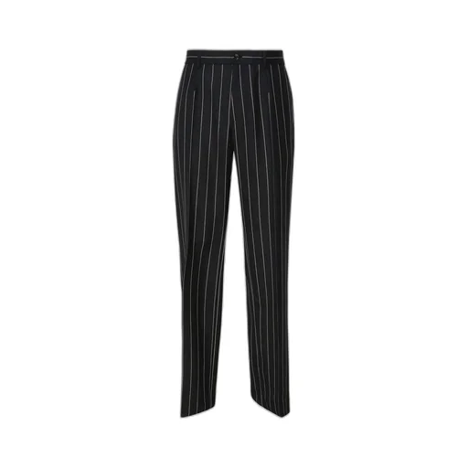 Dolce & Gabbana Pinstriped Straight-Leg Pants