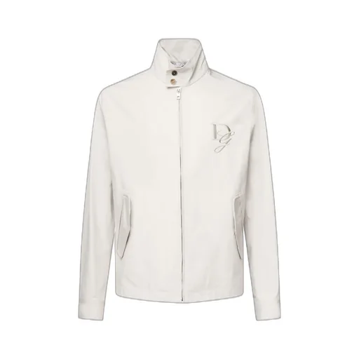 Dolce & Gabbana Logo Embroidered Zipped Jacket