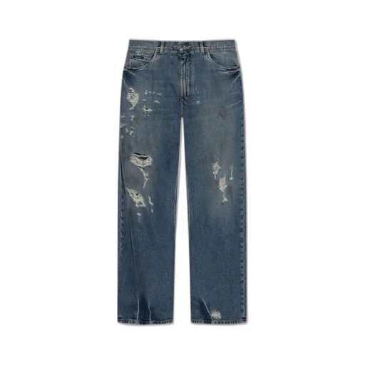 Dolce & Gabbana Distressed Oversize Jeans