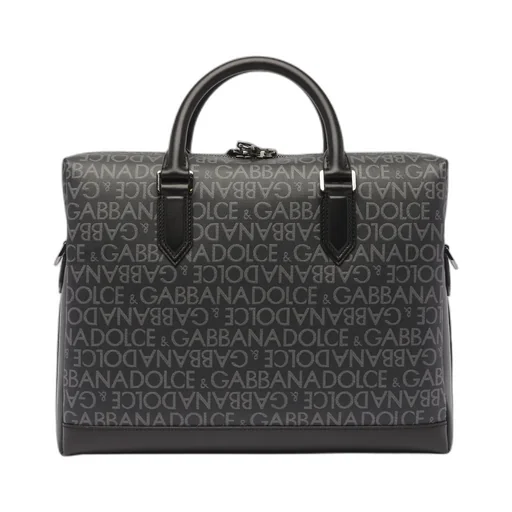 Dolce & Gabbana Logo Plaque Medium Briefcase