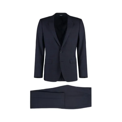 Dolce & Gabbana Single-Breasted Glen Plaid Martini-Fit Suit