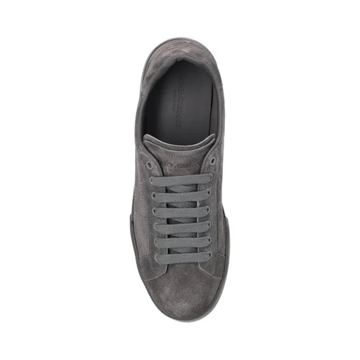 Dolce & Gabbana Portofino Logo Perforated Sneakers