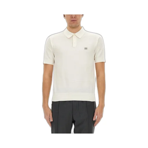 Dolce & Gabbana Logo Tag Polo Shirt