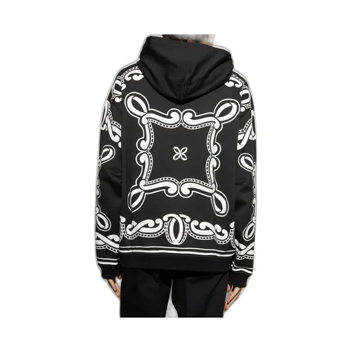 Dolce & Gabbana Bandana Printed Drop Shoulder Hoodie