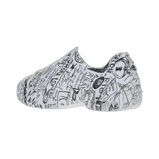Dolce & Gabbana Toy Graffiti-Printed Round-Toe Sneakers