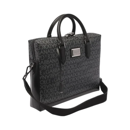 Dolce & Gabbana Logo Plaque Medium Briefcase