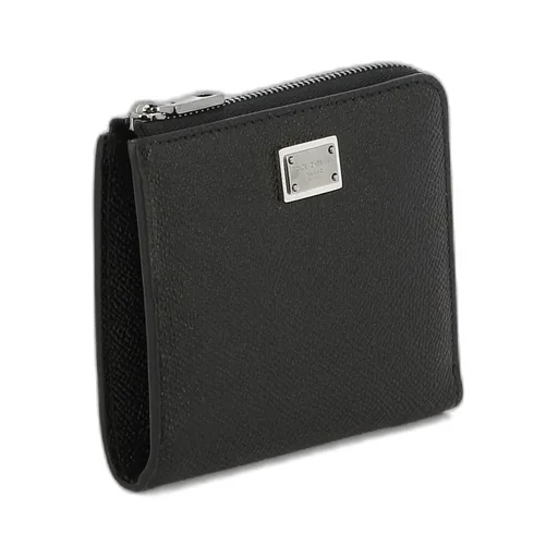 Dolce & Gabbana Logo-Plaque Zipped Wallet