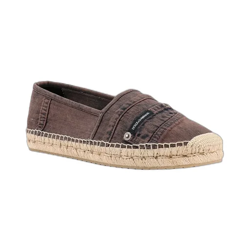 Dolce & Gabbana Logo-Patch Denim Espadrilles