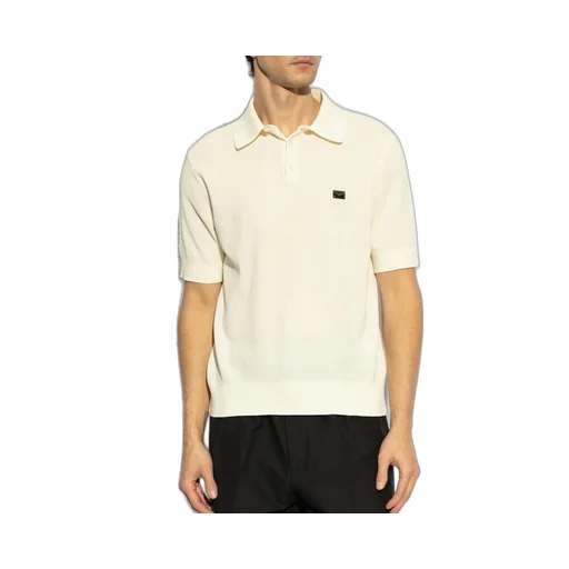 Dolce & Gabbana Logo Tag Polo Shirt