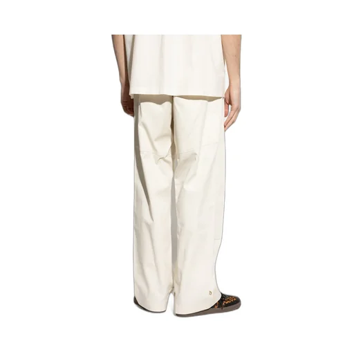 Dolce & Gabbana Logo Plaque Straight-Leg Trousers