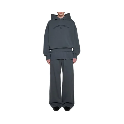 Dolce & Gabbana Logo Printed Cropped Hoodie