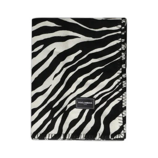 Dolce & Gabbana Zebra Printed Blanket