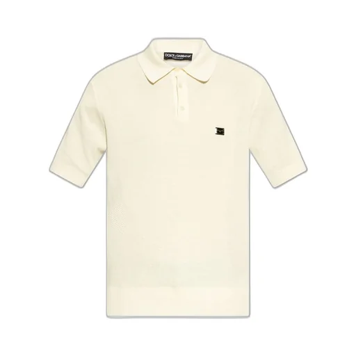 Dolce & Gabbana Logo Tag Polo Shirt
