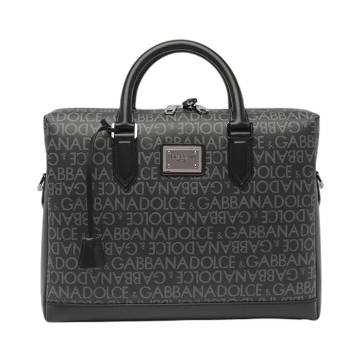 Dolce & Gabbana Logo Plaque Medium Briefcase