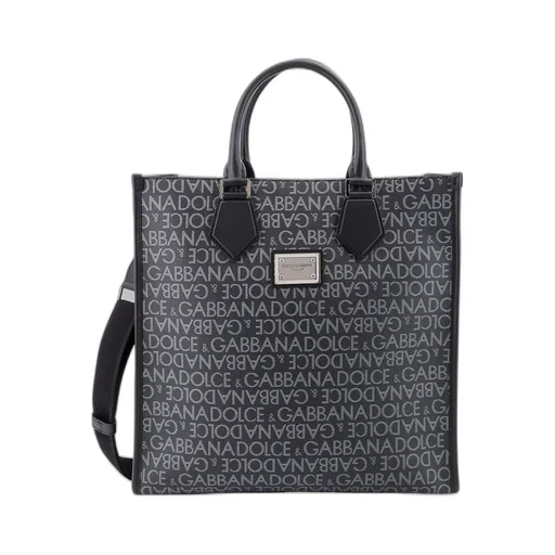 Dolce & Gabbana Logo Plaque Tote Bag