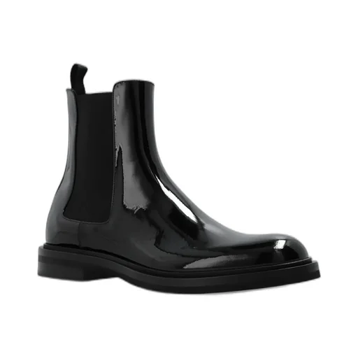 Dolce & Gabbana Round Toe Ankle Boots
