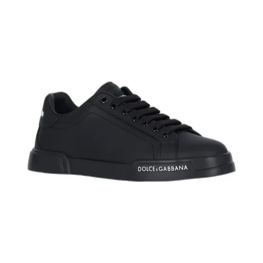 Dolce & Gabbana Logo Embossed Portofino Sneakers