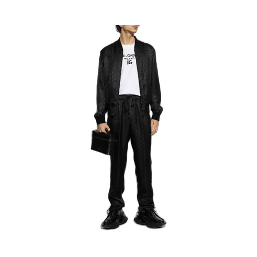 Dolce & Gabbana Monogram Jacquard Trousers