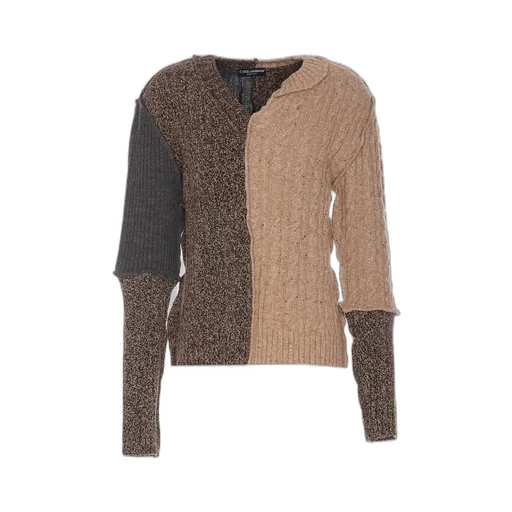 Dolce & Gabbana Asymmetric-Neck Knitted Jumper