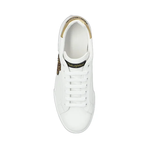 Dolce & Gabbana Portofino Crown Patch Sneakers