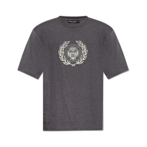 Dolce & Gabbana Logo Printed Crewneck T-Shirt