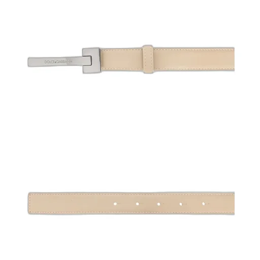 Dolce & Gabbana Logo Engraved Belt
