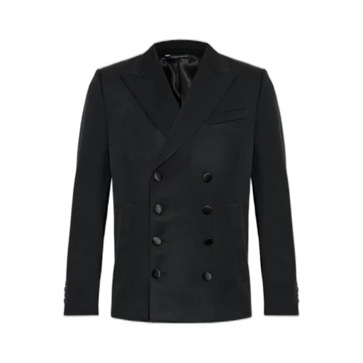 Dolce & Gabbana Double-Breasted Satin Jacket