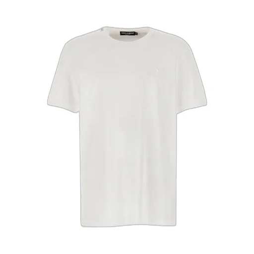 Dolce & Gabbana Logo Embroidered Crewneck T-Shirt