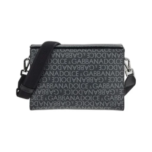 Dolce & Gabbana All-Over Jacquard Crossbody Bag