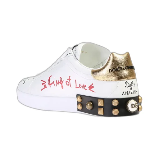 Dolce & Gabbana Embellished Low Top Sneakers