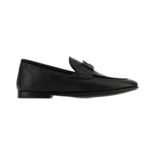 Dolce & Gabbana Erice Dg Logo Plaque Loafers