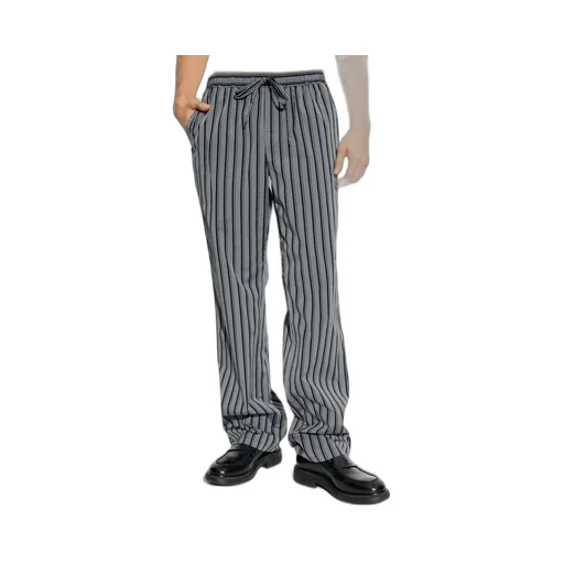 Dolce & Gabbana Striped Elasticated Waist Trousers