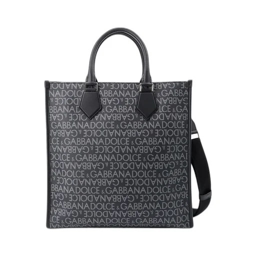 Dolce & Gabbana Logo Plaque Tote Bag