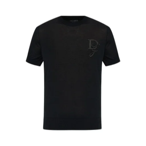 Dolce & Gabbana Dg Logo Patch Crewneck Sweater