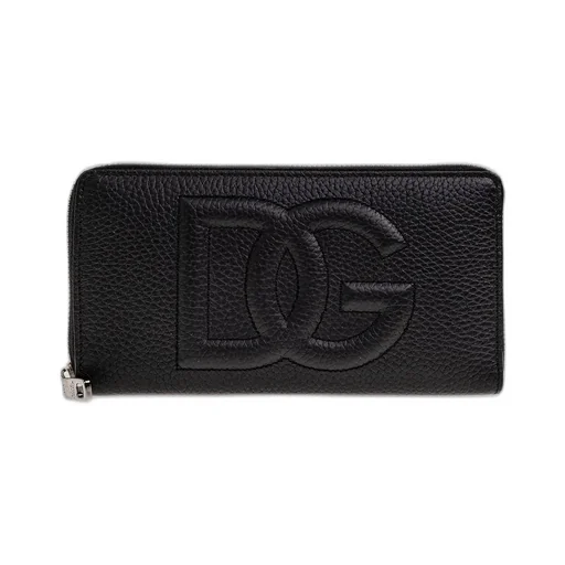 Dolce & Gabbana Dg Logo Embossed Zip-Around Wallet